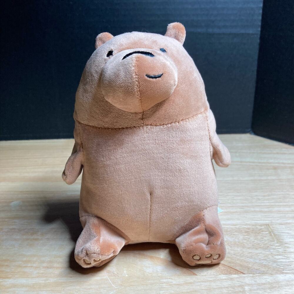 We Bare Bears Brown 7 inch Plush Bear by Toy Factory 2022.  Pre-Owned0